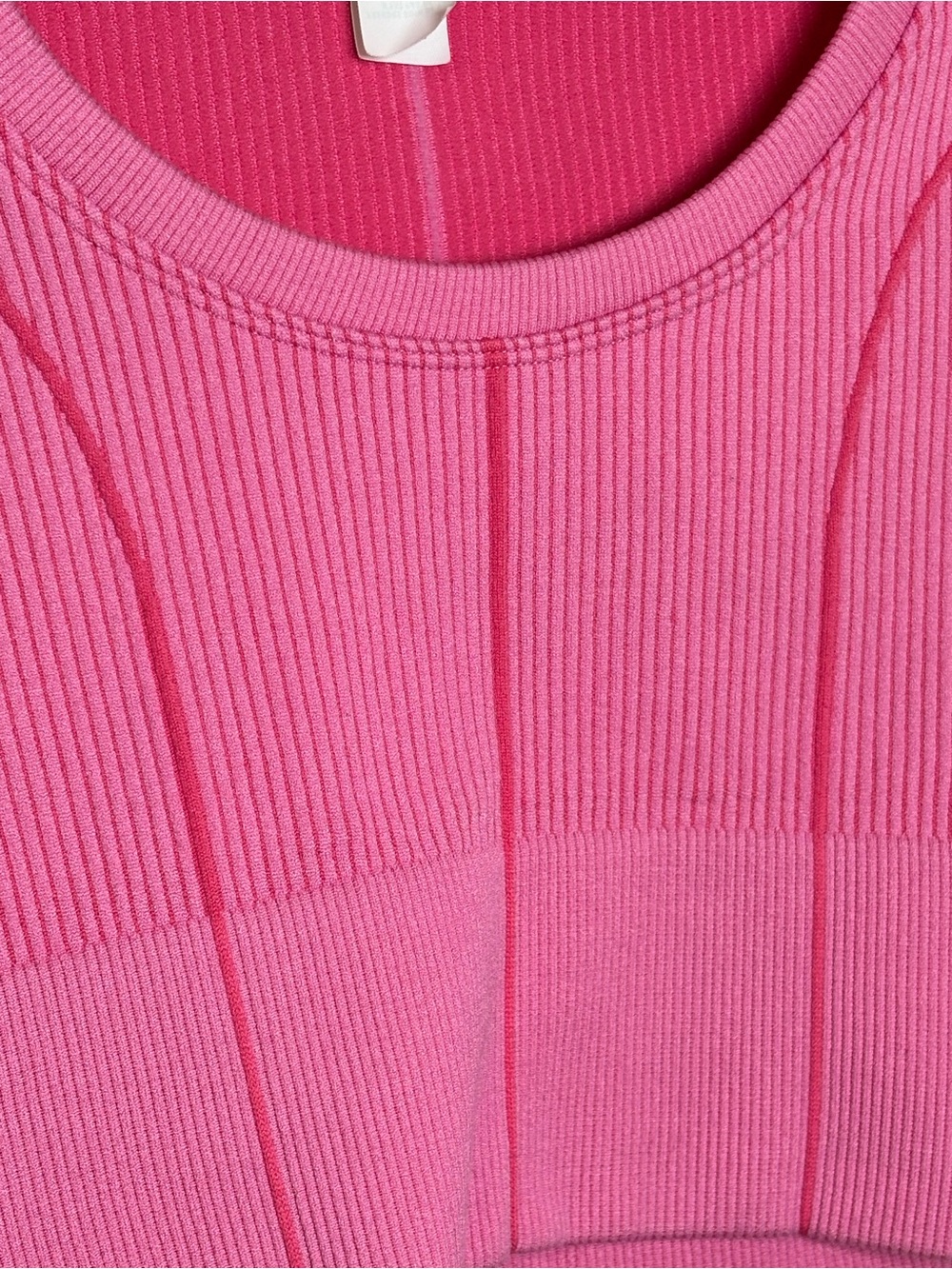 OFFLINE By Aerie Seamless Corset T-Shirt. Pink XXS - Picture 3 of 6